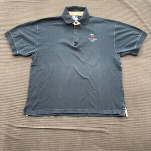 Vintage Sydney Olympics Shirt Mens 2XL Blue 2000 Summer Games Polo Cotton 90s